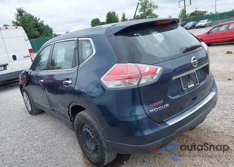 2015 Nissan Rogue S из США, поврежденный, VIN KNMAT2MV8FP529970